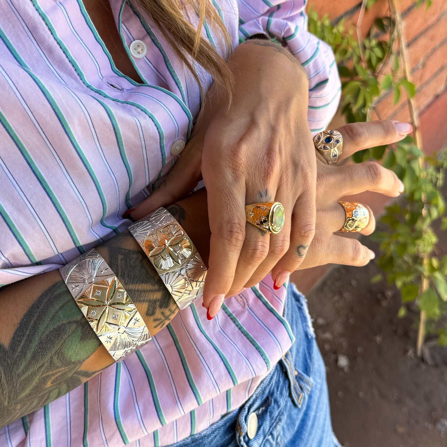 "That's Life" , HERE - cuff bracelet -
