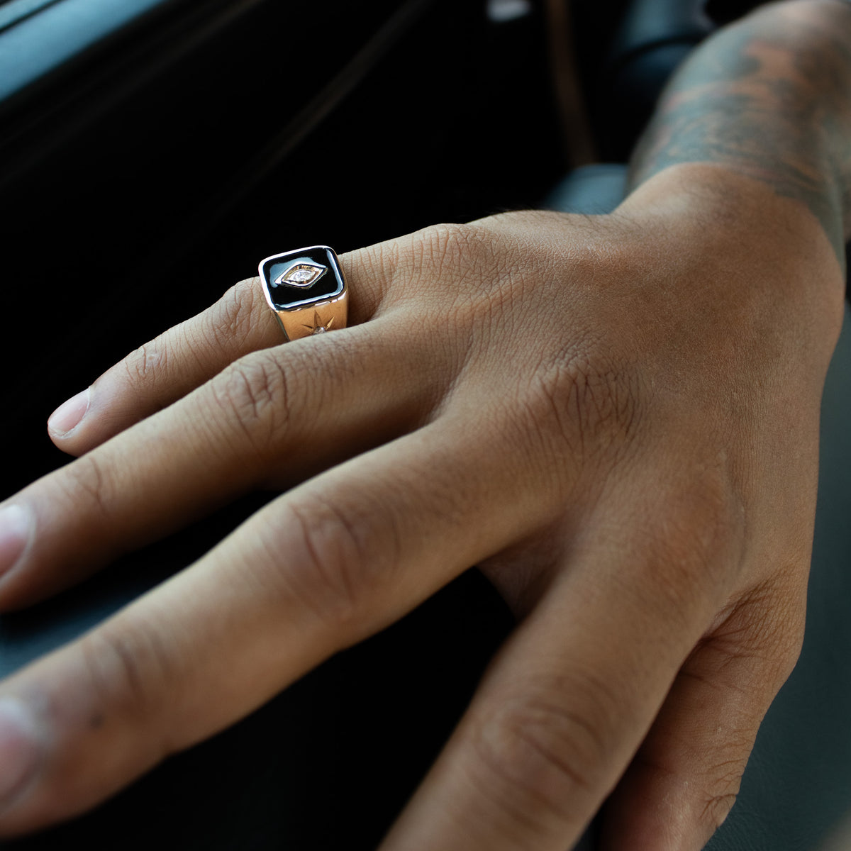 CLASICO signet ring - GOLD