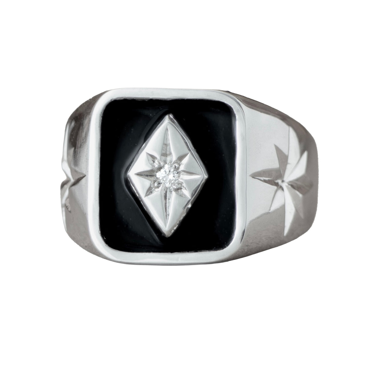 CLASICO signet ring - SILVER