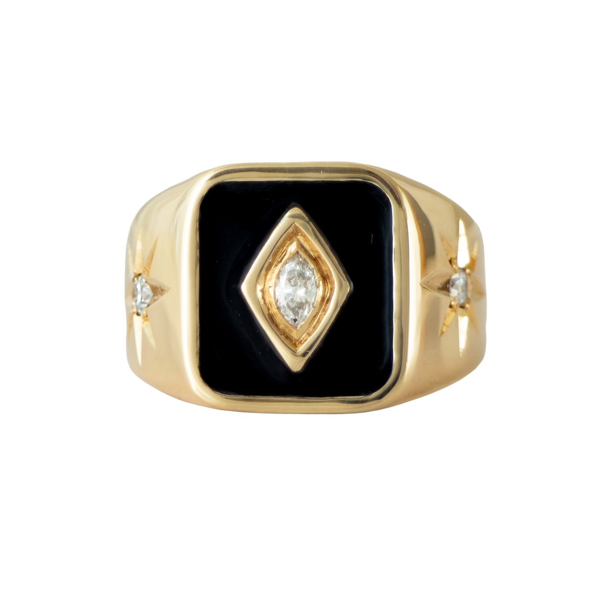 CLASICO signet ring - GOLD small