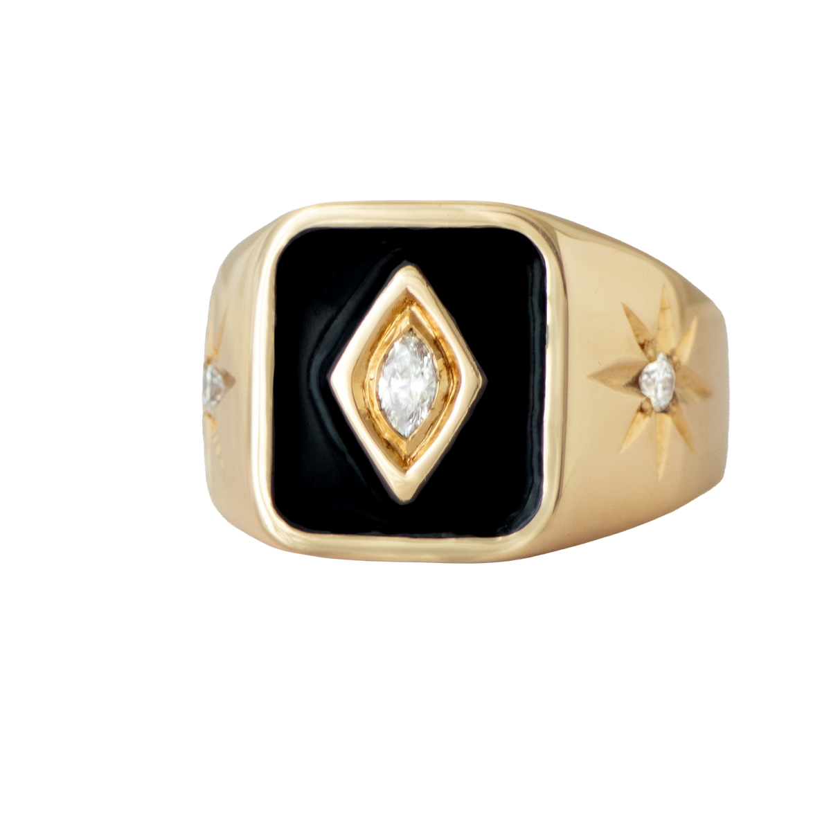 CLASICO signet ring - GOLD small